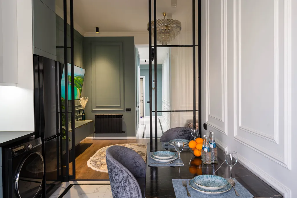 Респектабельная квартира в неоклассическом стиле в ЖК Казахстан — аренда посуточно в Ташкент