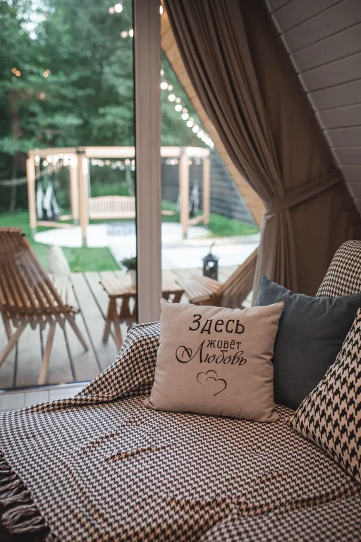 Сканди люкс, дом с камином и видом на лес. LESNOVO