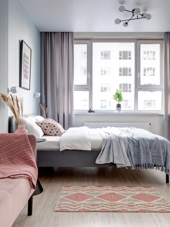 Милая студия для двоих со всеми удобствами