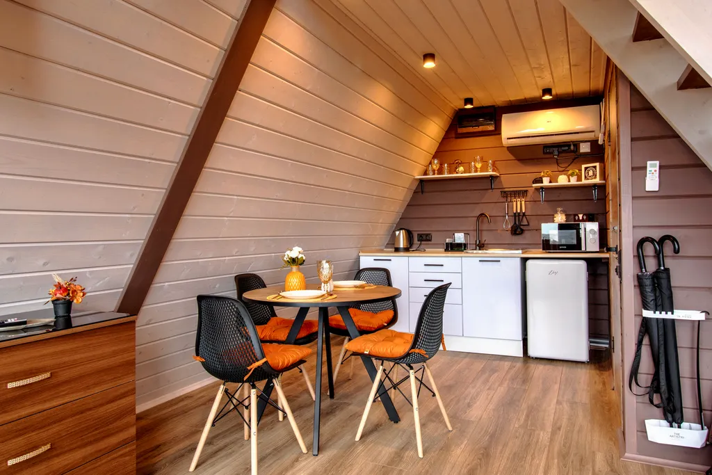 Aframe black (Дом на берегу Рыбинского моря)