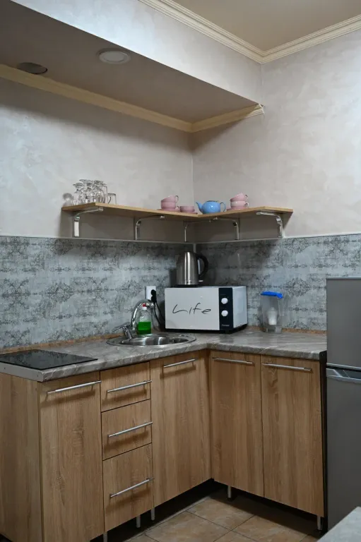 Просторная квартира с двориком в центре города