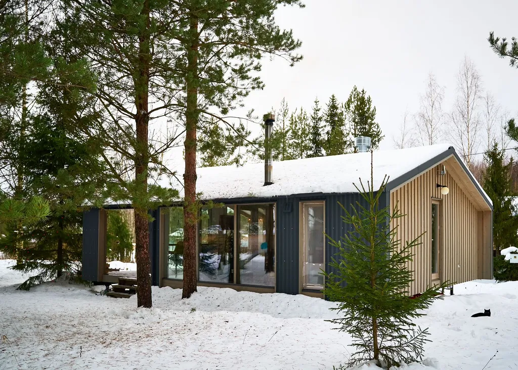 Коттедж Дом Кюльвия с панорамной баней — Тосно