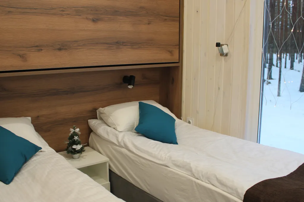 Дом с 2 спальнями и панорамным видом на лес