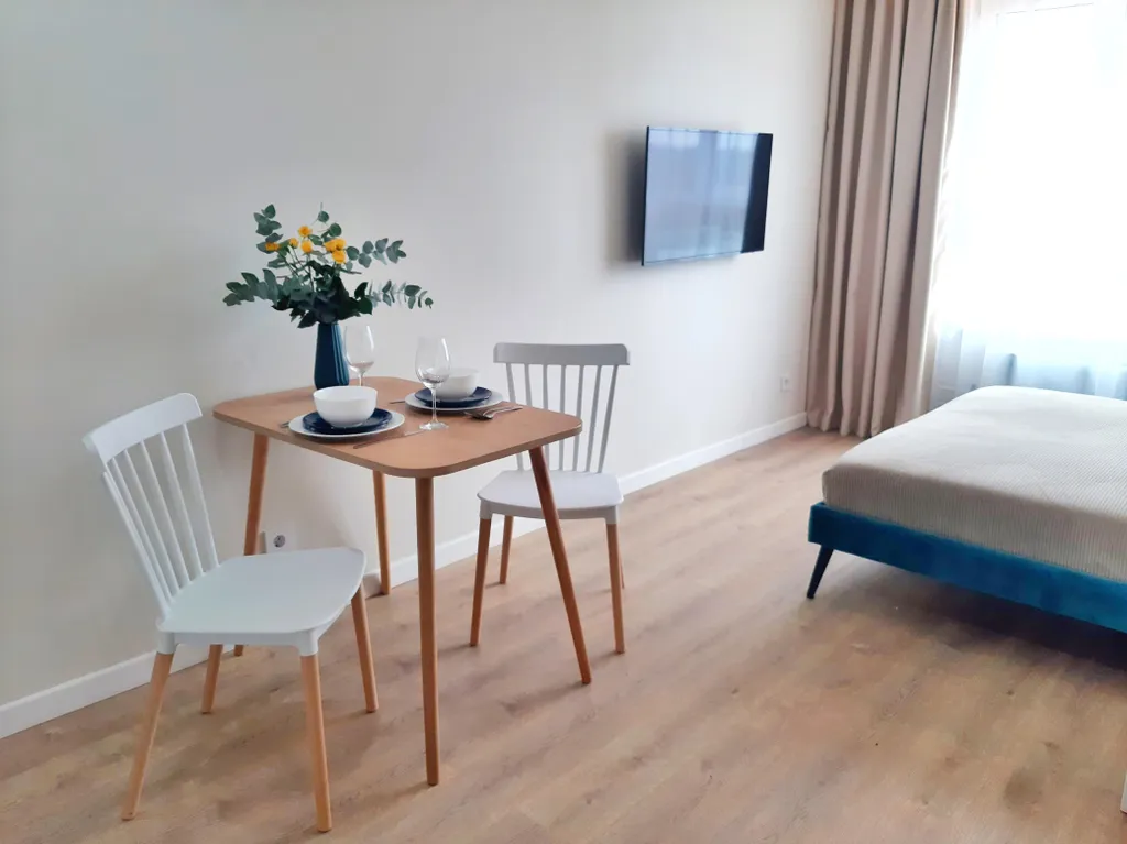 Стильная и теплая студия в ЖК Новая Рига