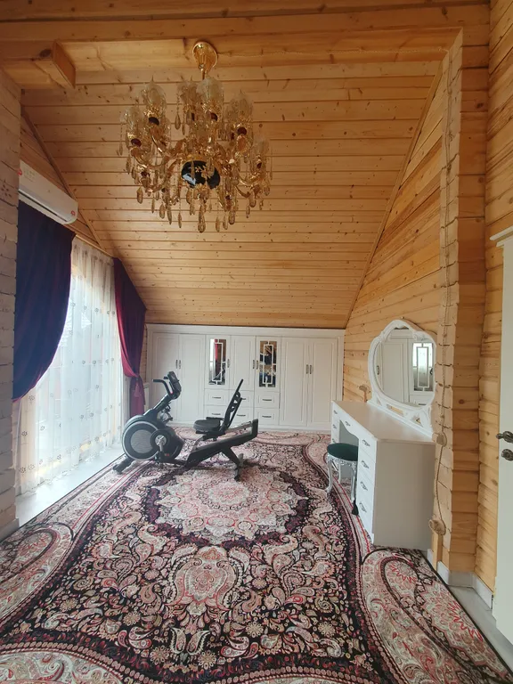 Уютный загородный дом из бруса с баней и чаном на дровах