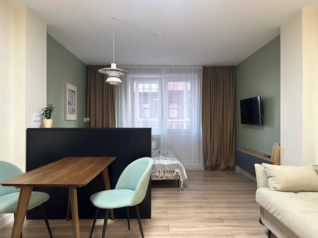 Квартира Стильная квартира-студия в ЖК Белые росы — Красноярск