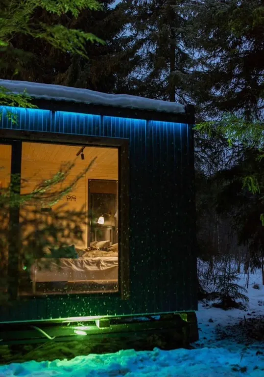 Коттедж Дом с панорамными окнами в лесу — Ломоносов