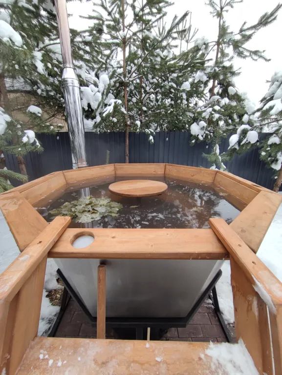 Уютный дом Aframe с банным чаном на дровах