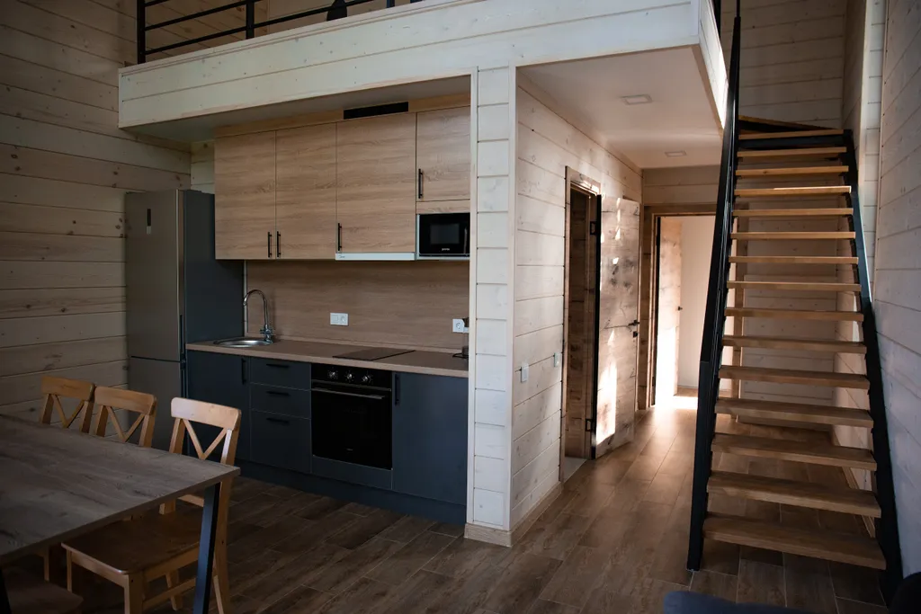 2-этажный коттедж у озера с видом на горы