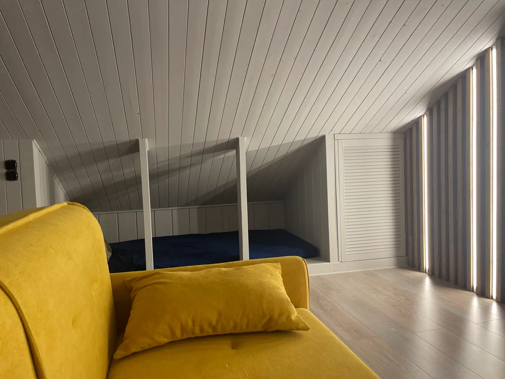 Коттедж Дом-баня в поселке около залива — Лебяжье