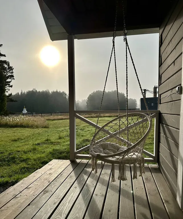 Лесной домик Калина с кедровой сауной, горячей купелью и видом на тайгу