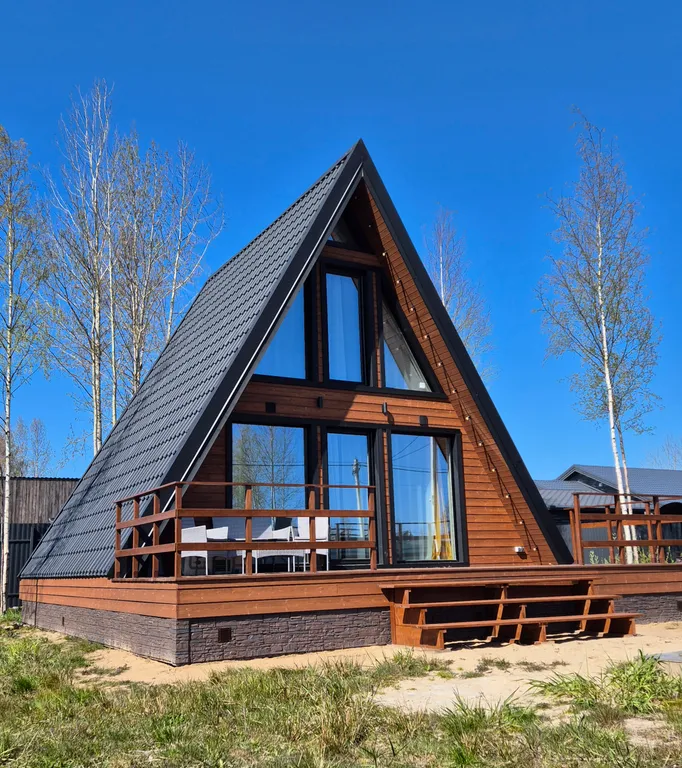 Коттедж Дом шале на берегу Ладожского озера — Коккорево