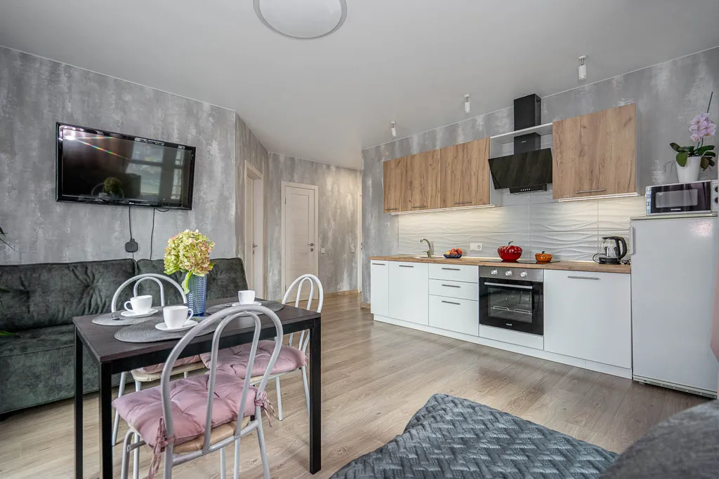 Просторная квартира с панорамным видом