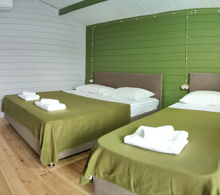 3 местный номер в гостинице Kulikov house с бассейном