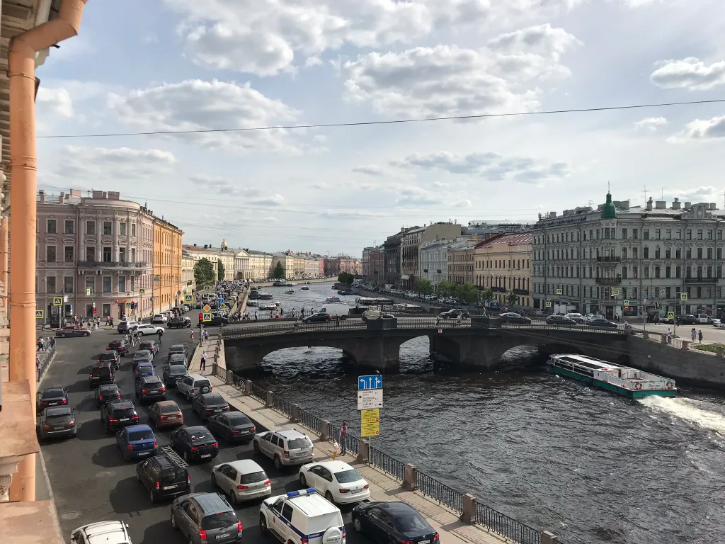 Квартира с фантастическим видом на Фонтанку