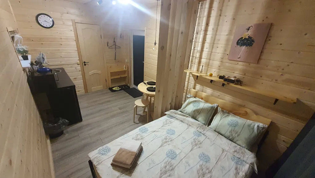 Коттедж Scandi black Уютный домик в сердце леса с панорамным окном — Березовский