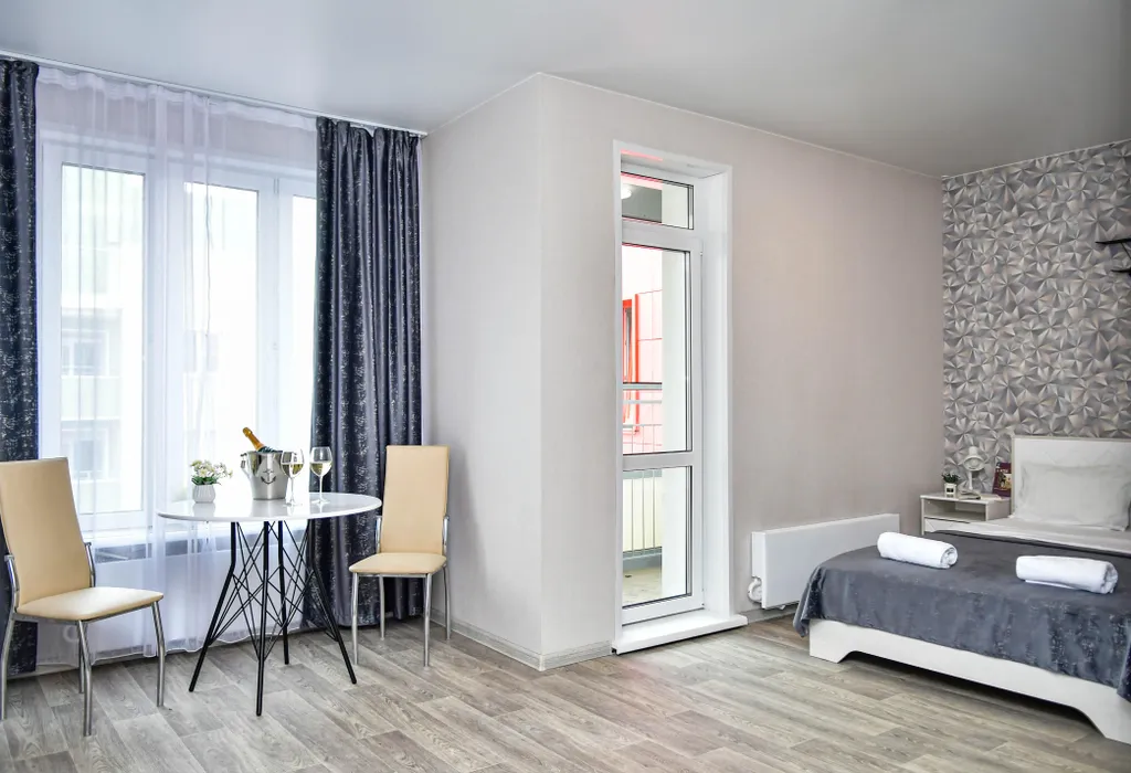 Квартира 1-к. квартира Чарли Чаплин Видовая квартира рядом с планетой — Красноярск