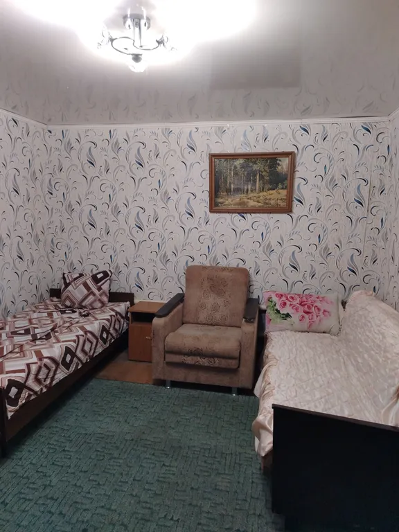 Дом недалеко от центра, во дворе беседка для отдыха