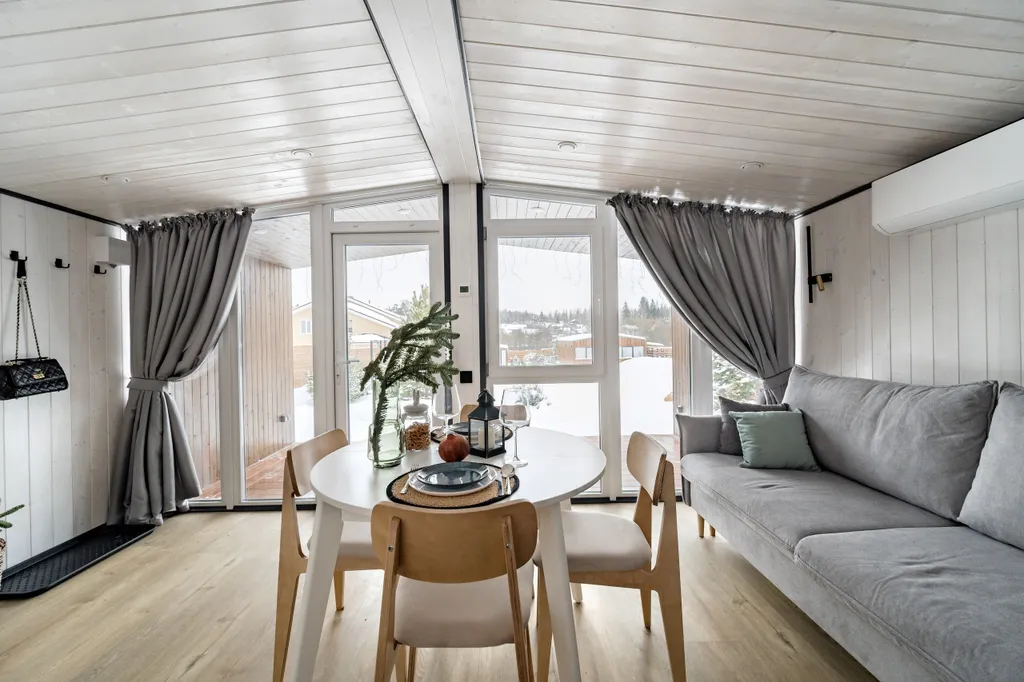 Семейный коттедж с 1 спальней с мангальной зоной