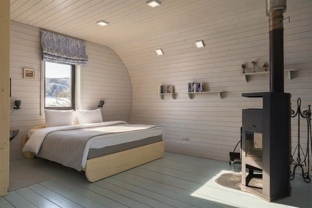 "Орбита" капсула с камином