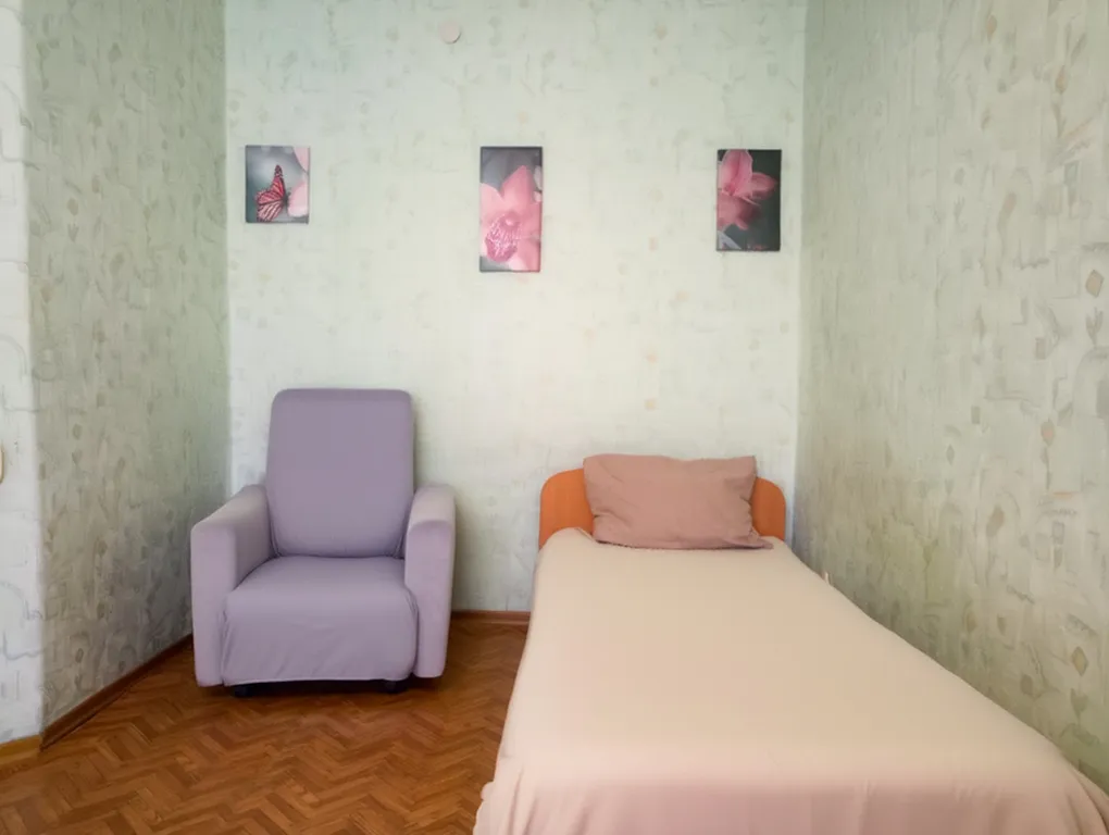 Квартира 7 минутах до ЖД вокзала 3 раздельных спальных места отчетные