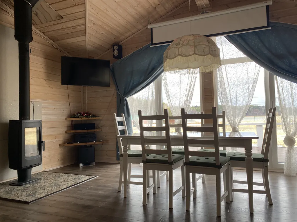 Новый коттедж на берегу ладожских шхер