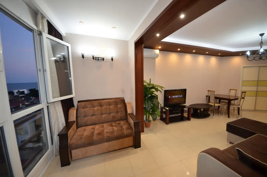 Апартаменты с видом на море, 1-я береговая, пляж Чайка