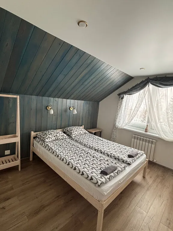 Дом с верандой, камином и сауной - вид на горы