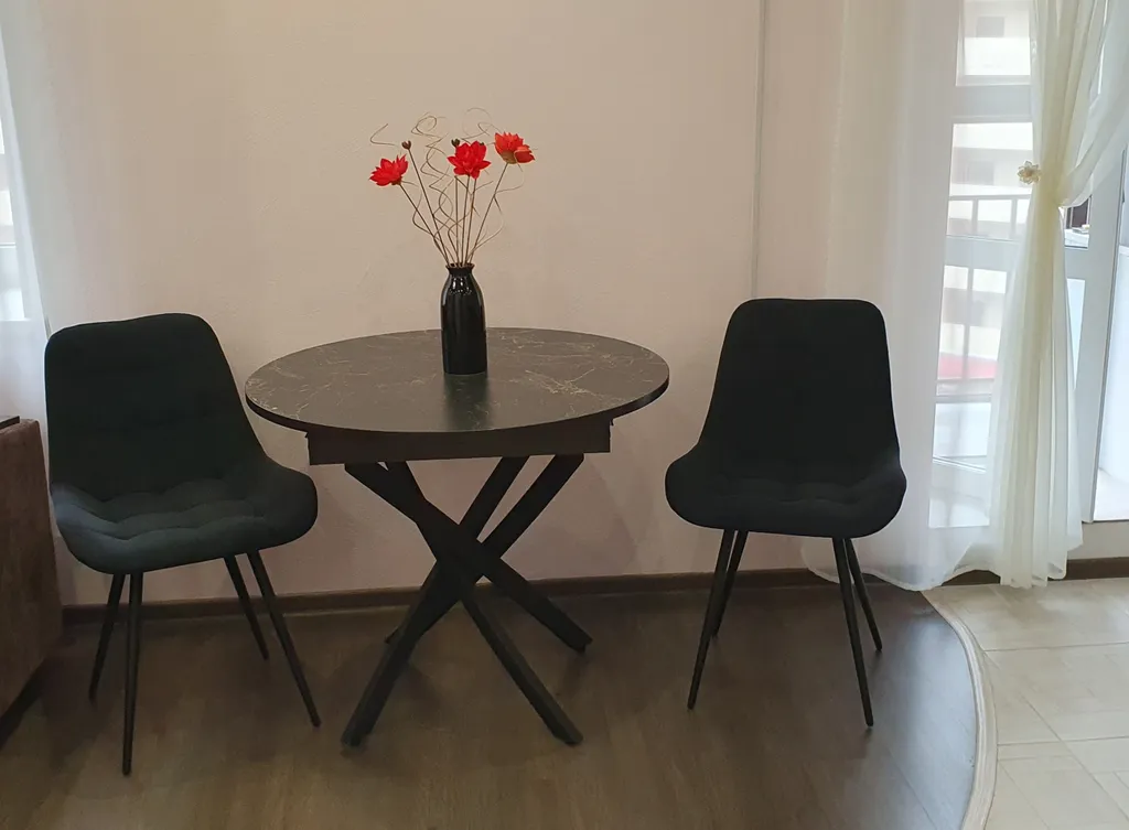 Уютная студия с отдельной спальной зоной, рядом с Иртышом