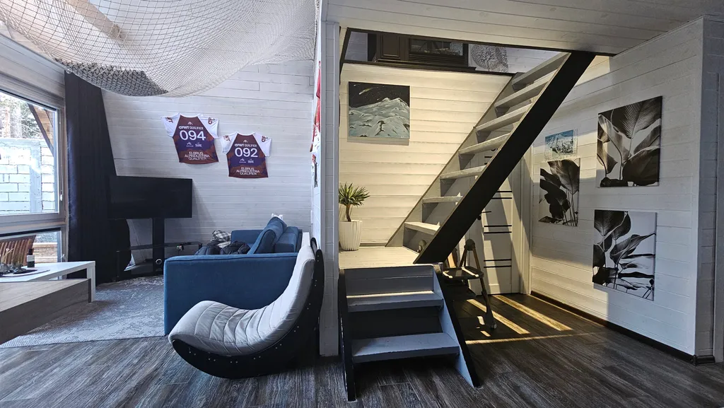 Коттедж A-frame 100кв.м. 1км до горнолыжных трасс Эльбруса.