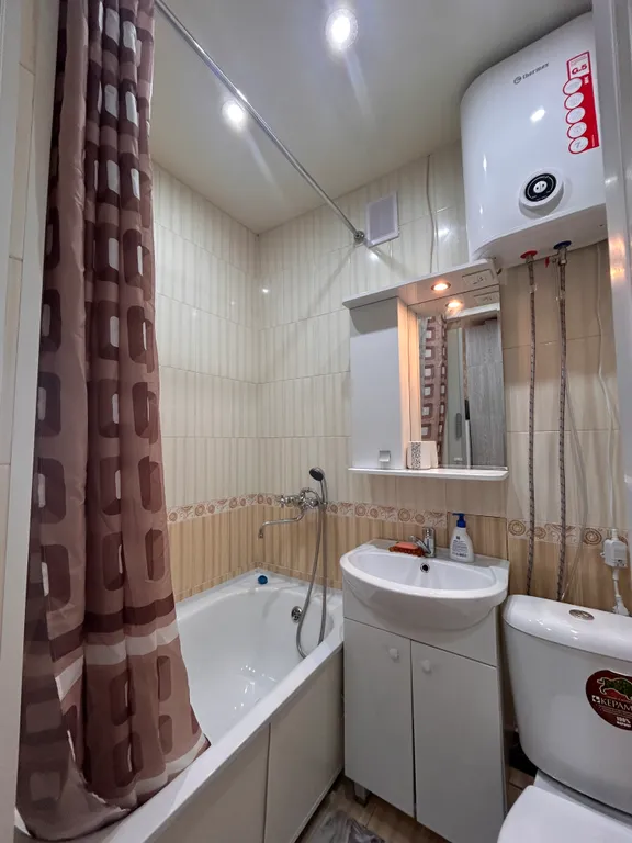 Уютная студия с видом на море и город