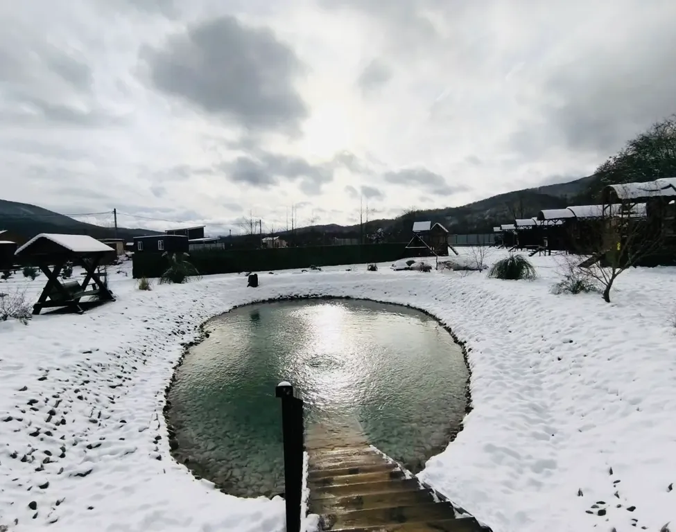 Квартира Квартира Дом у реки с видом на горы с баней и купелью — Горячий Ключ