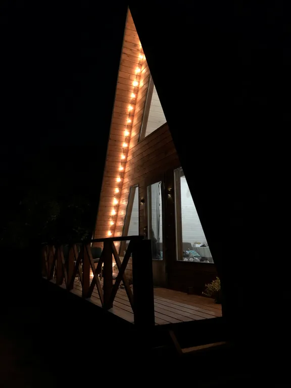 A-frame дом в уютном и тихом уголке