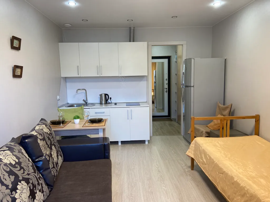 Уютная студия рядом с лесом и речкой