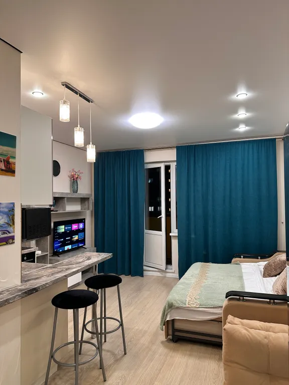 Просторная студия для отдыха