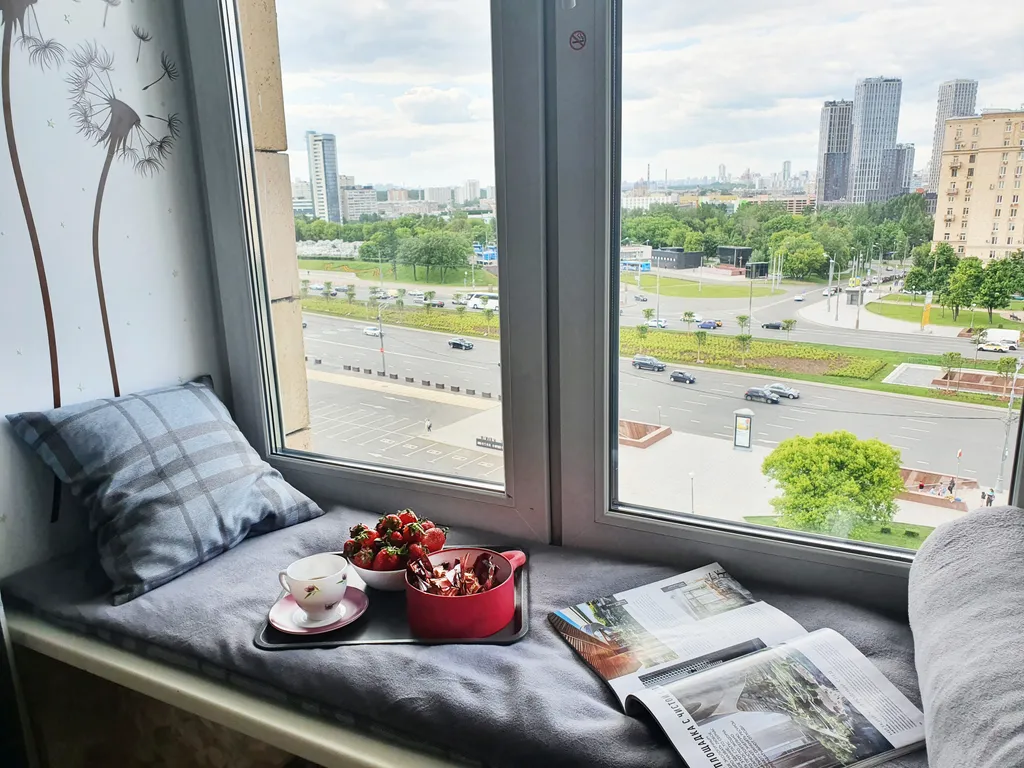 Квартира Квартира с потрясающим видом на Москва-сити, метро у подъезда — Москва