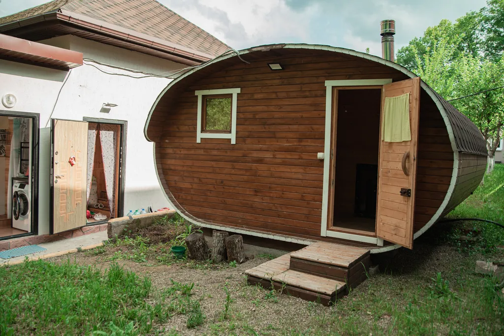 Коттедж Коттедж Дача с банькой в живописном лесу — Горячий Ключ