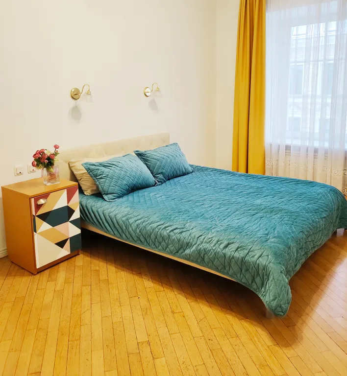 Квартира с большой гостиной с видом