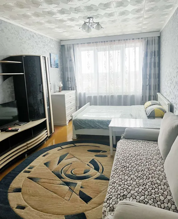 Уютная квартира с хорошим интернетом. Красивый вид из окна.