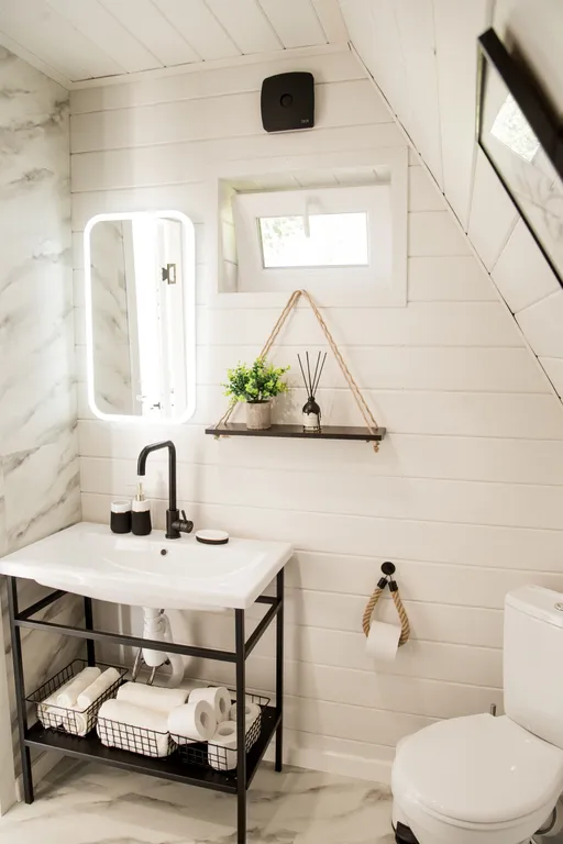 Коттедж Домик A frame с потрясающим видом на Казанку (white) — Казань