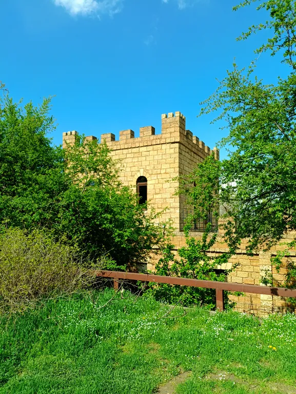 Коттедж Дача на берегу реки в стиле Старый замок — Козет