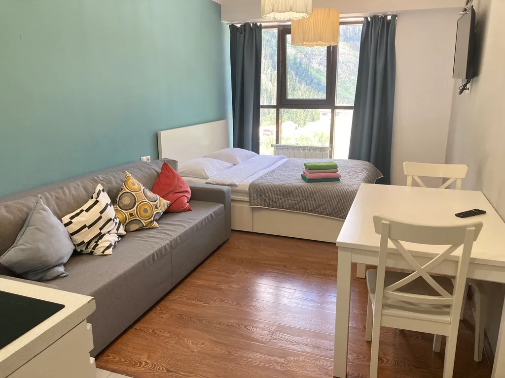 Уютная студия в центре Домбая