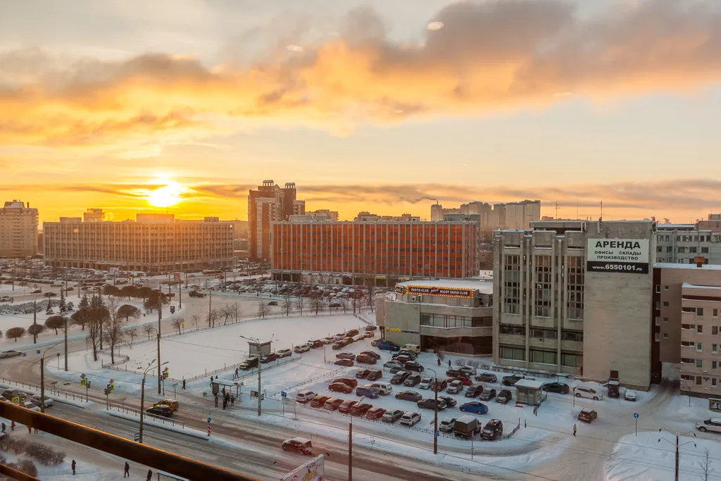 Квартира Квартира Вид на небоскрёб — Санкт-Петербург