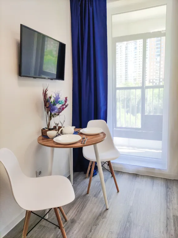 Квартира Квартира Новая просторная студия с панорамным видом на реку и лесопарк — Санкт-Петербург