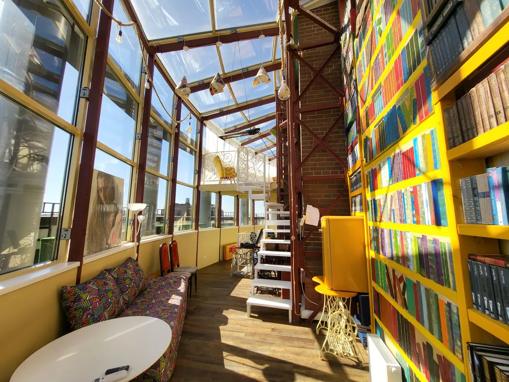 Квартира Квартира Трёхэтажный мезонин над крышами Питера — Санкт-Петербург