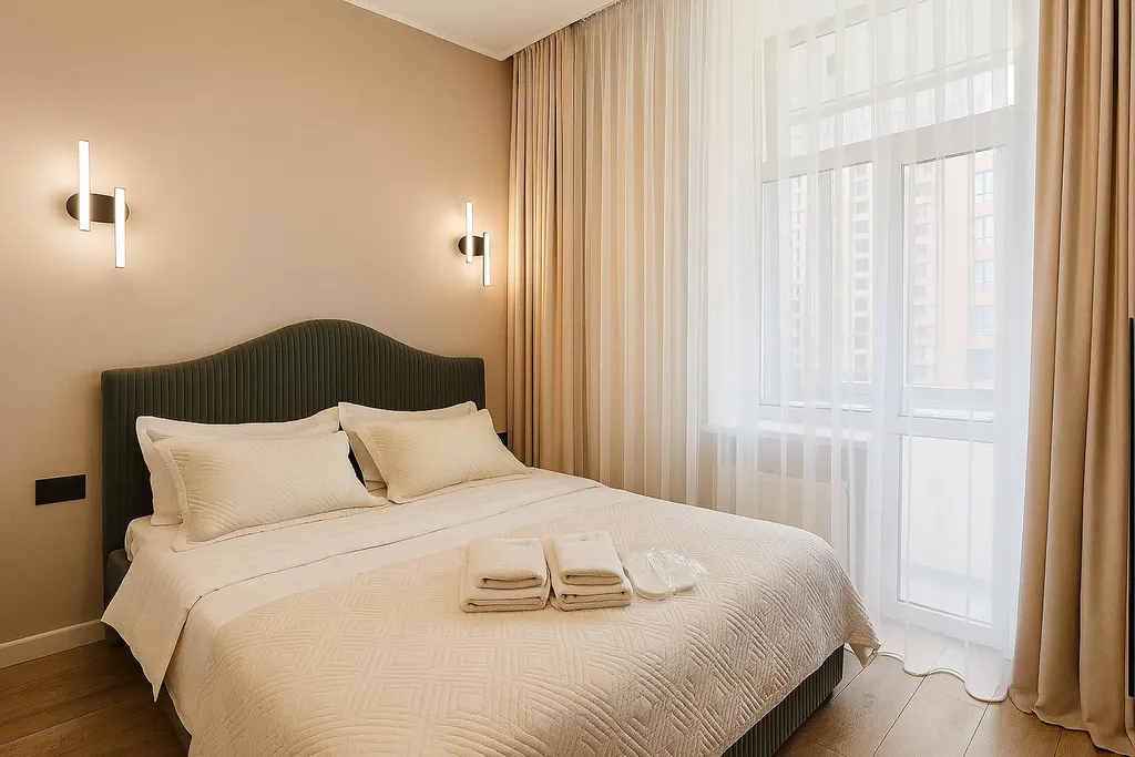 Квартира Уютные апартаменты в центре левого берега — аренда посуточно в Астана (Нур-Султан)