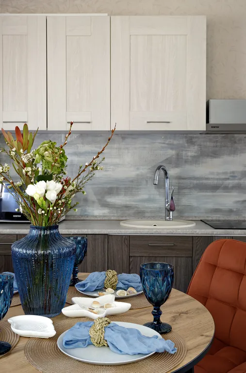 Современный дом в морском стиле с сауной