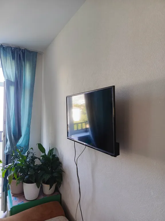 Комната в квартире с видом на море, кондиционер, дом новый