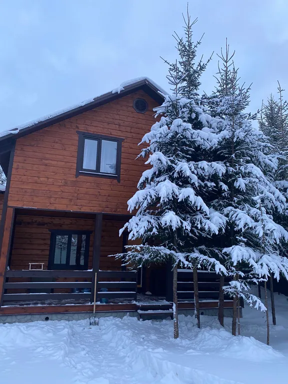 Уютный дом в лесу