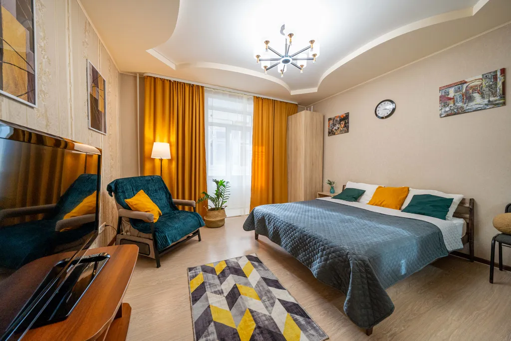 Квартира Уютная квартира с кухней-гостиной в самом центре города — Хабаровск